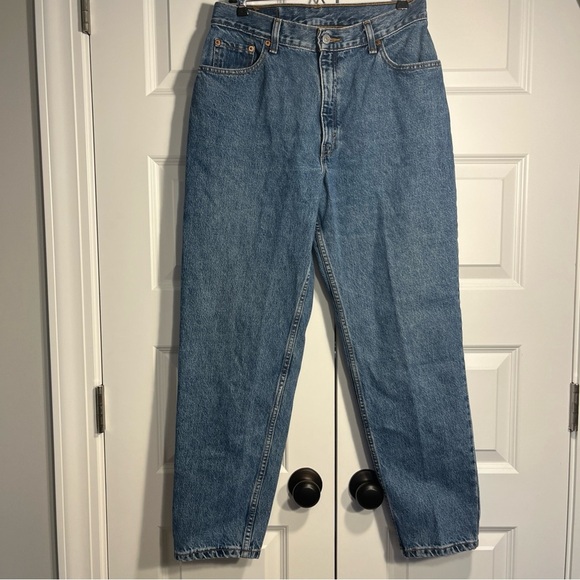 Levi's Denim - VTG Levis 550 Jeans Womens 12 S Blue  Relaxed Tapered Mom  80s Denim